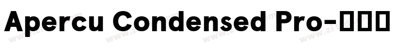 Apercu Condensed Pro字体转换